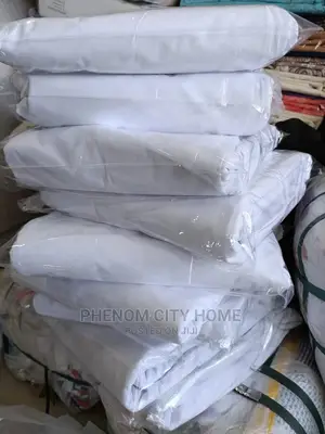 White Plain Fitted Bedsheet Set
