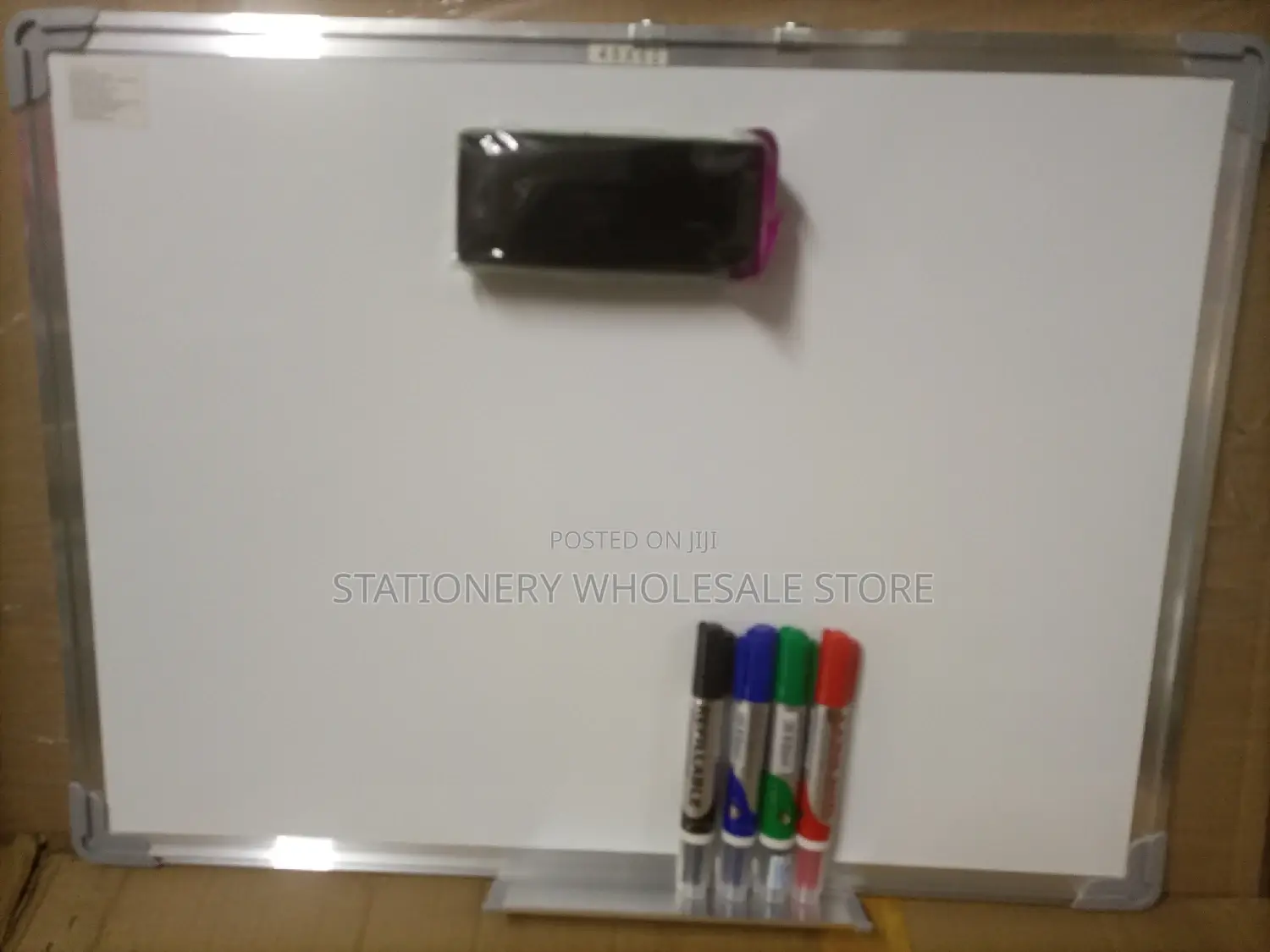 White Board 2ftx1.5ft Plus Markers and Duster