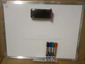 White Board 2ftx1.5ft Plus Markers and Duster