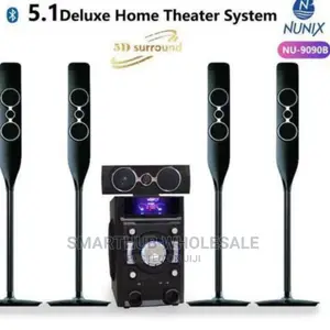 Nunix Deluxe Home Theatre System 5.1 Nu-9090bwith Tall Boys