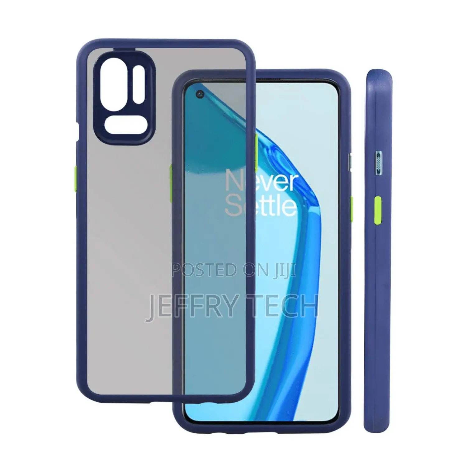 -72% Smoke Translucent Hard Matte Back Case for Oneplus 9R