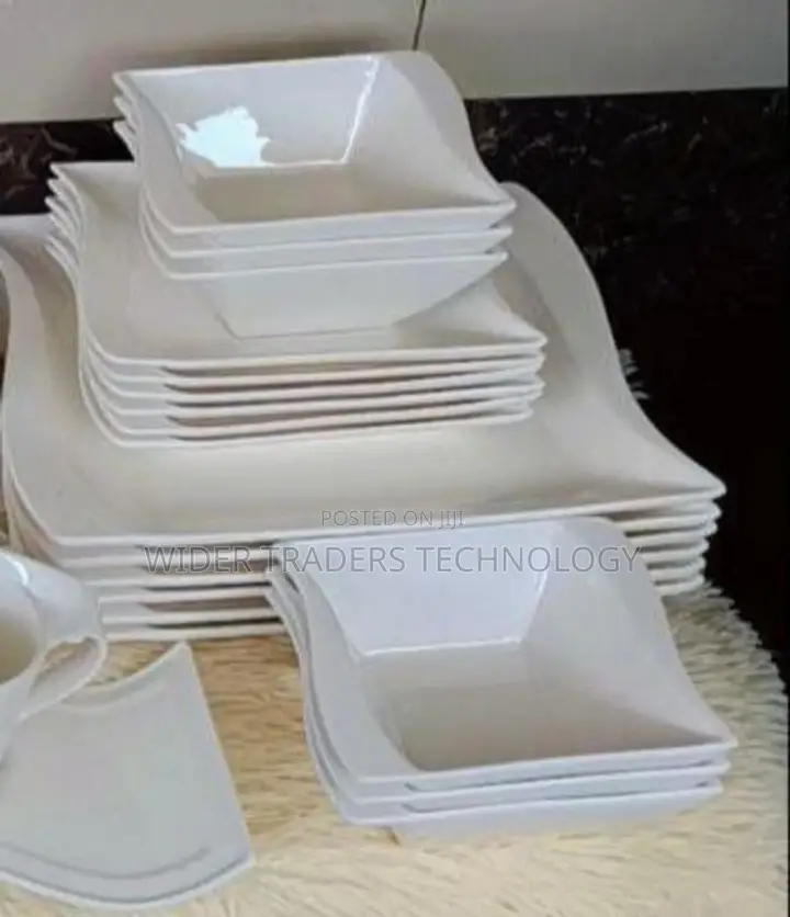 18pcs High Quality Ceramic Dinner Set Plates/