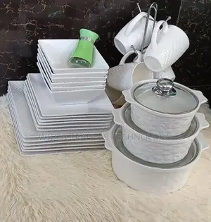 31pcs High Quality Ceramic Dinner Set Plates/