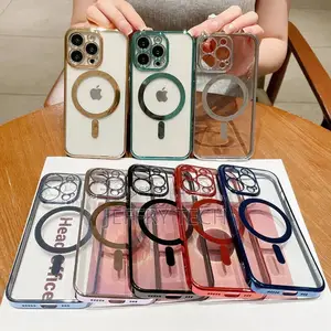 Mag Safe Magnetic Clear Soft Case for iPhone 14 Pro Max 14 P