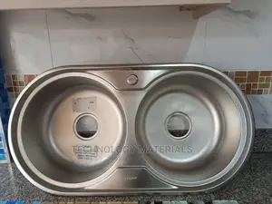 Round Double Bowl Kitchen Sink(800*430mm)