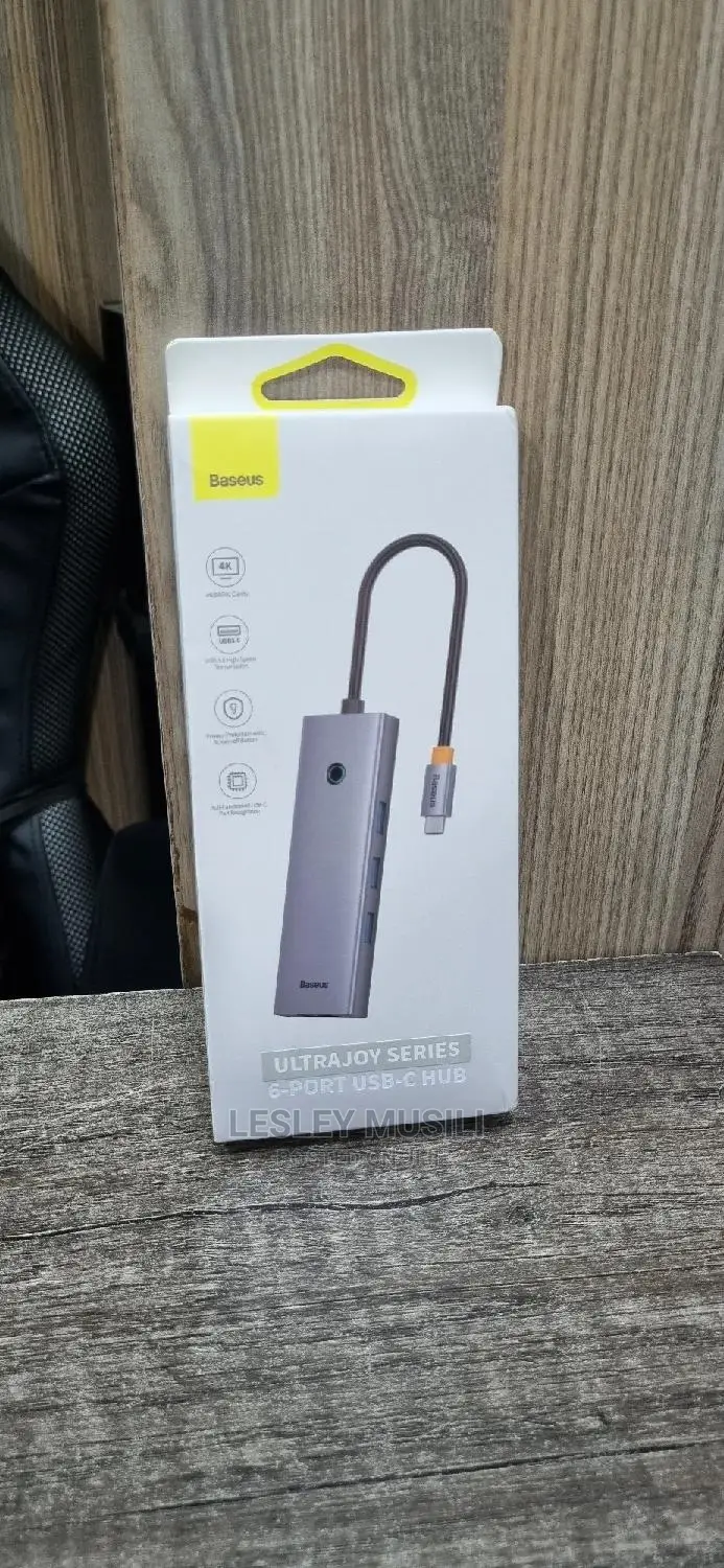 Baseus Ultra Joy Series 6 Port USB 3.0 USB-C Hub Adapter