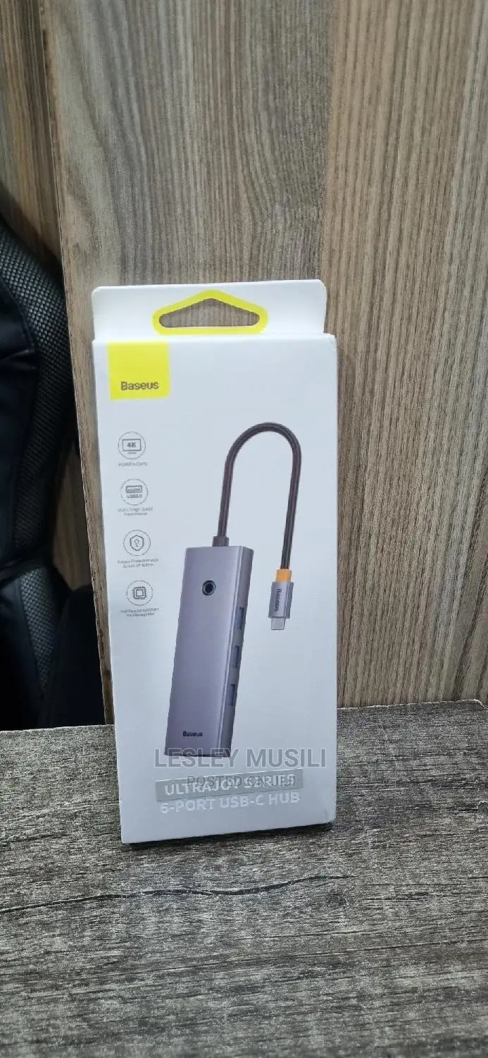Baseus Ultra Joy Series 6 Port USB 3.0 USB-C Hub Adapter