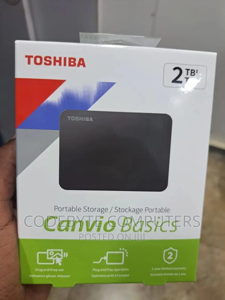 Toshiba Canvio Basic 2TB External Storage