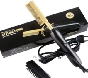 2in1 Electric Press Hot Comb(Wet and Dry Hair)"Black