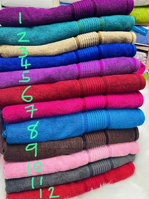 Large Coloured Towels