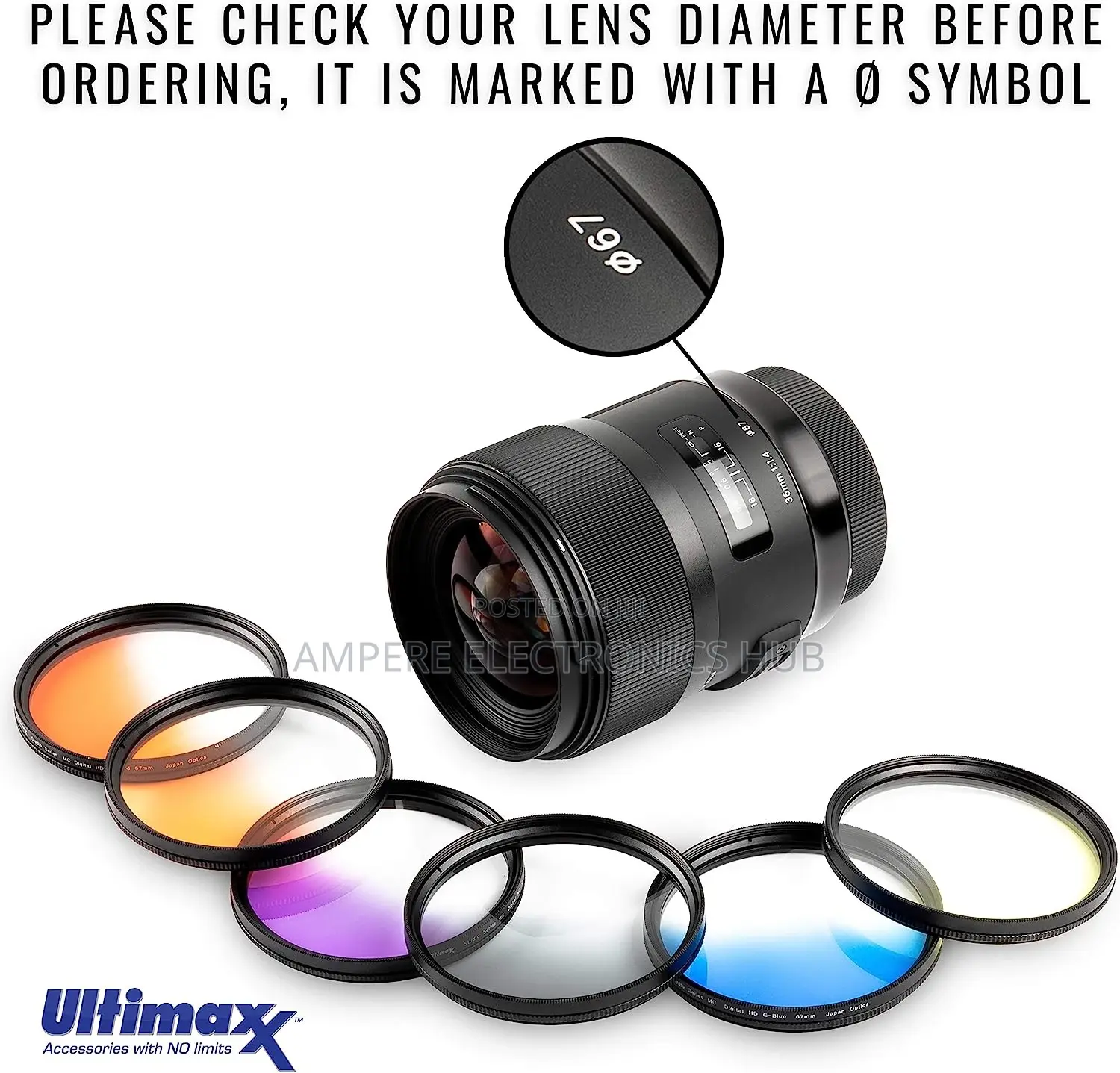 67mm Lens Filter Kit - Ultimax 6pcs