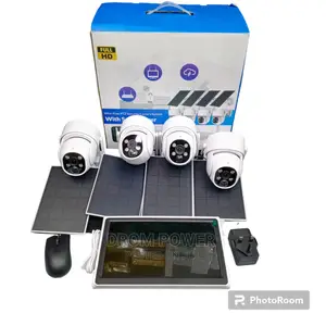 Solar CCTV Camera 4 Channel