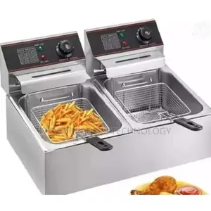 6L+6L Double Electric Chips Deep Fryer Machine