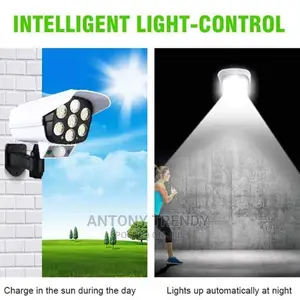 Solar Dummy Security Camera Fake Led Wall Light
