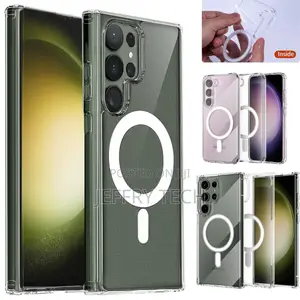 Samsung Galaxy S23 Ultra/S23 Plus Magsafe Case Clear Hybrid