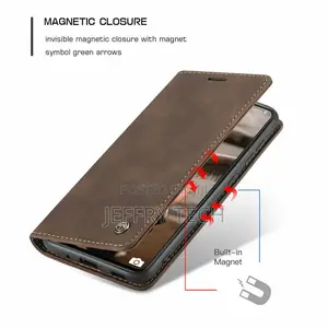 Top Selling Magnetic Flip Card Stand Cover for Samsung S20
