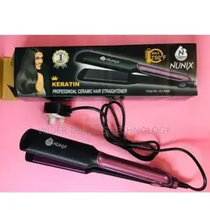 Nunix Professional Hair Straightener Ceramic Flat Iron St