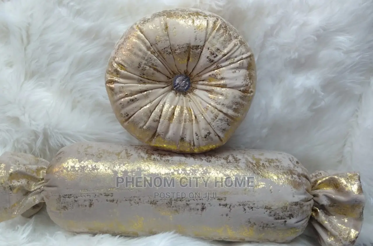 Elegant Sausage and Round Pillows