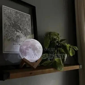 Gahaya Moon Lamp Night Light 7.1 Inch 16 LED Colors