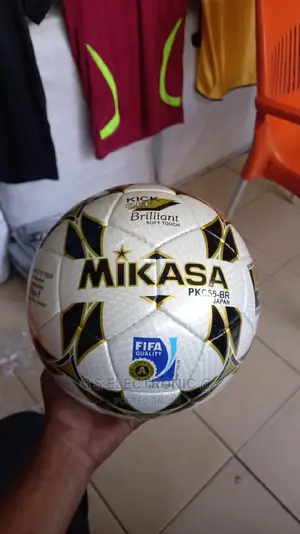 Gold Mikasa Football