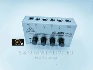 Ultra-Compact 4-Channel Stereo Headphone Amplifier
