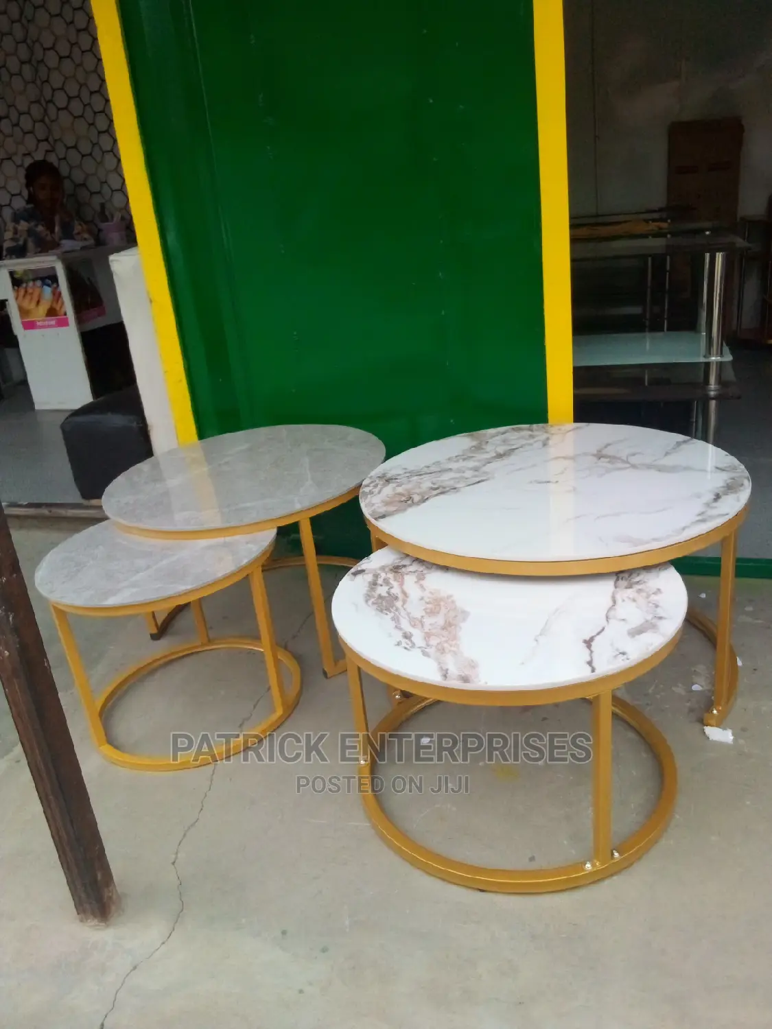 Imported Morden Marble Nesting Coffee Table