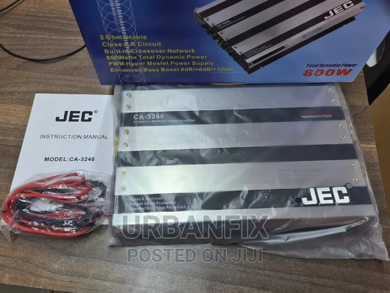 800 Watts JEC 4 Channel Amplifier