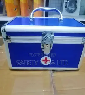 First Aid Kit Aluminum: Large First Aid Kit for 30 Persons