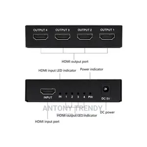 HDMI Splitter 1 in 4 Out 3D