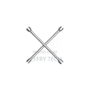 Cross Car Wheel Lug Nut Spanner Tool 17mm, 19mm, 21mm, 23mm