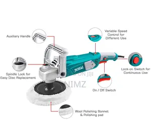 TOTAL TP1141806 Angle Polisher Input Power:1400W