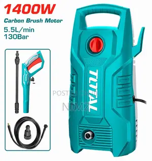 Total TGT11316 High Pressure Washer Input Power:1400W