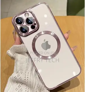 Magnetic Clear Case for iPhone 14 Pro Max Phone Case Built-I