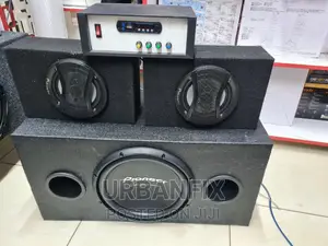 Complete Pioneer 1500 Watts Bass With 2 Speakers
