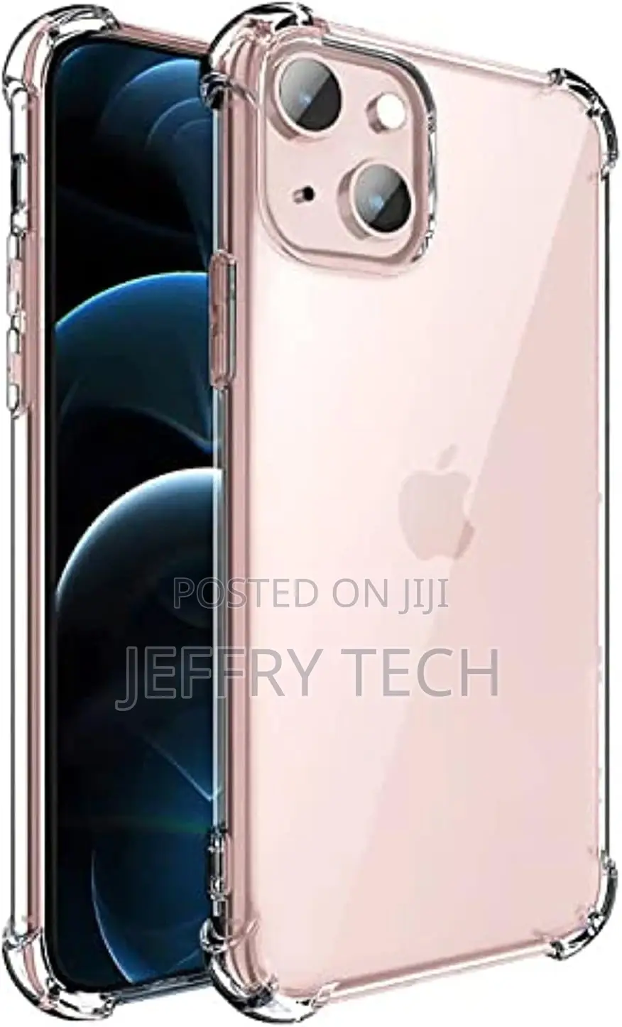iPhone 13 Mini Crystal Clear Case Protection Cover Edge Bump