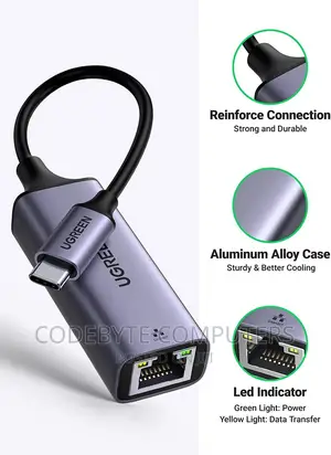 UGREEN USB-C to Gigabit Ethernet Adapter