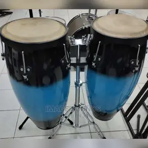 Congar Drums, Single Stand Color Blue