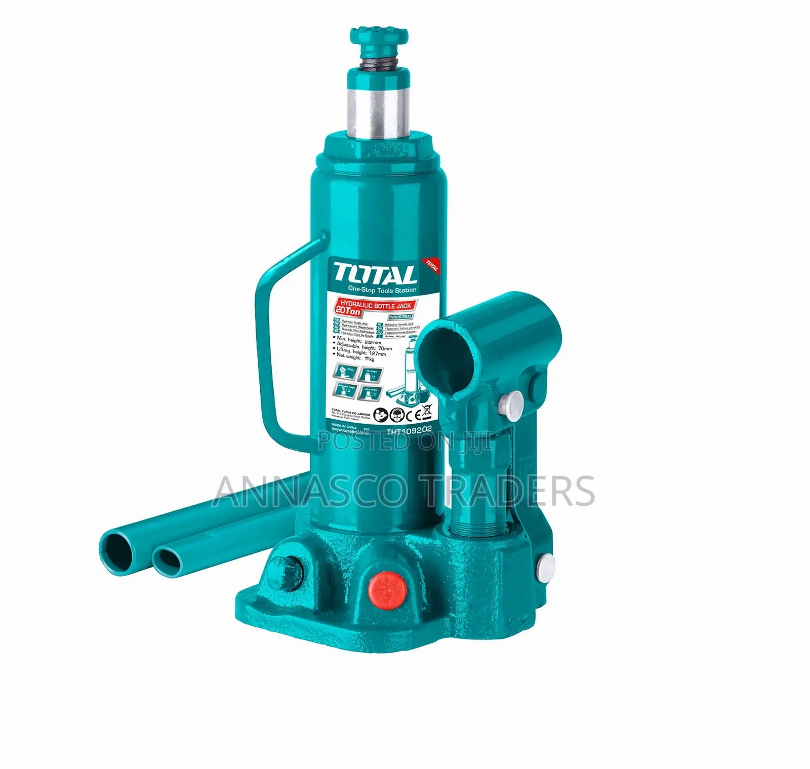 Total THT109202 Hydraulic Bottle  Jack  20ton