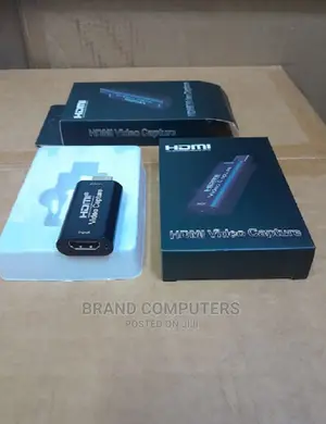 Video Capture HDMI to USB 1080p Live Broadcasting Black