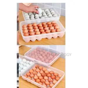 34 Pieces Eggs Tray Holder With a Lid