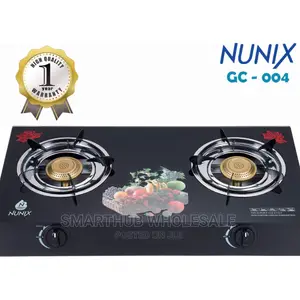 Nunix 2burner Cooker Glass Cooker