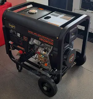 Welding Generator Power Output of 6.25kva 190amps.