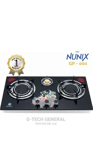 Nunix Gp-004 3 Burner Infrared Auto Ignition Gas Stove