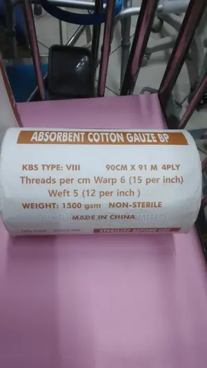 Absorbent Gauze Cotton Bp, 90cm X 91 M 4ply