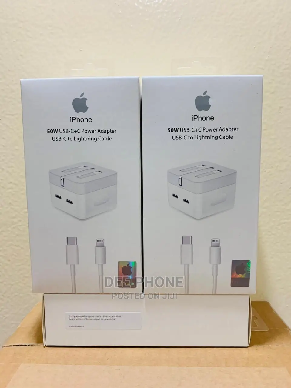 Apple iPhone 50W USB C to Lightning Charger.