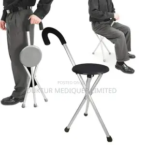 Mobile Walking Cane Chair for Elders