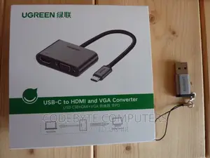 USB-C to HDMI + VGA Converter