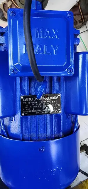 5hp Electric Single Phase High Speed Motor With Pulley