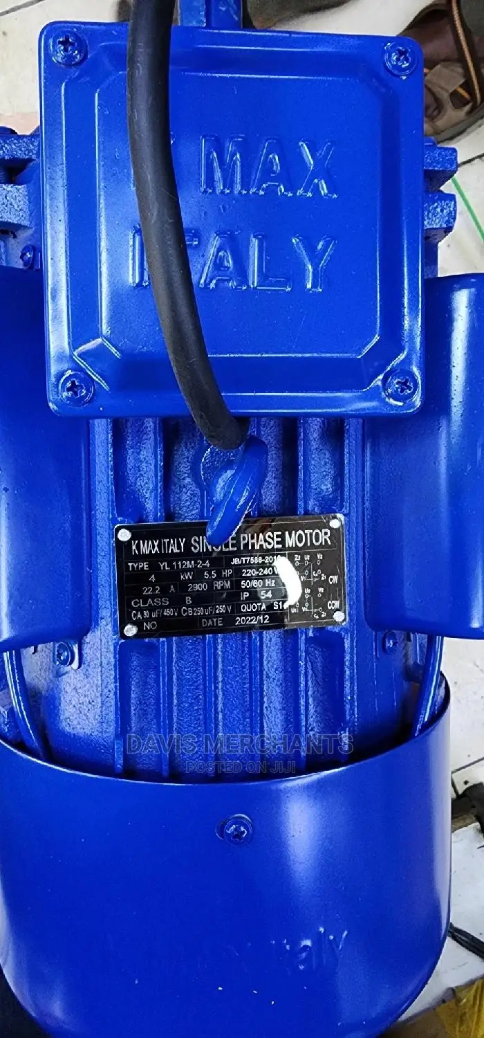 5hp Electric Single Phase High Speed Motor With Pulley