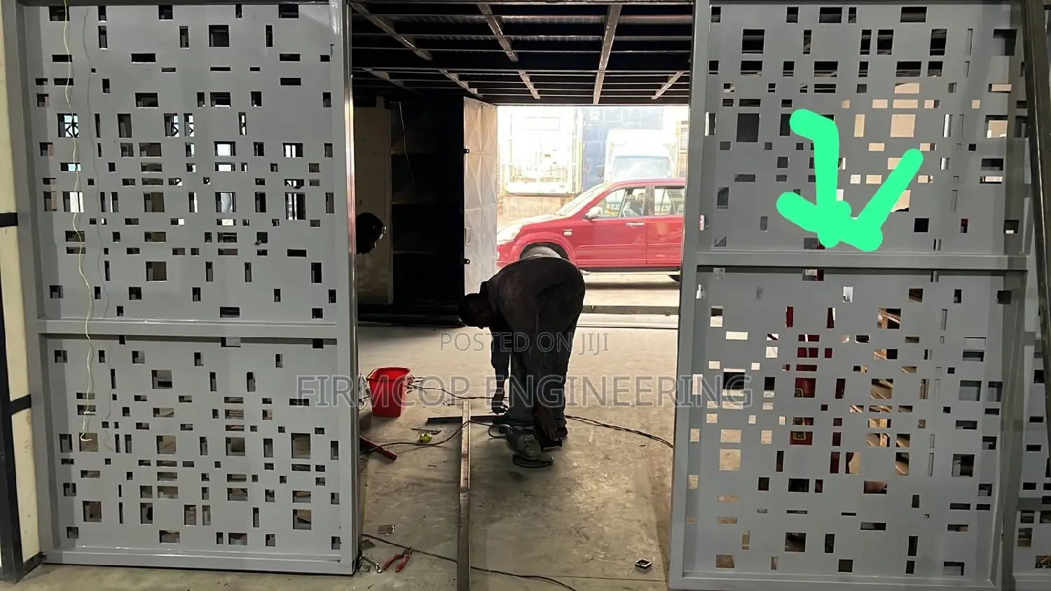 Laser Cut Slide Doors